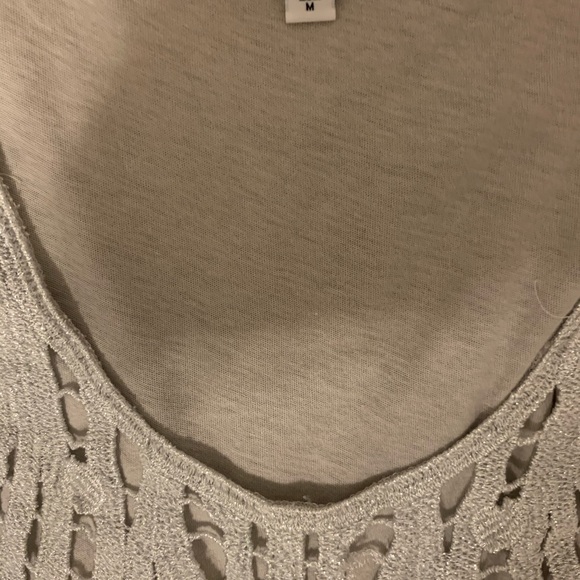 Express M/L TANK TOP! Shiny material very nice! - Picture 7 of 8